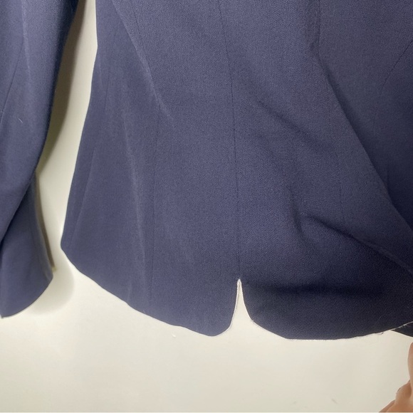 Trelise Cooper Designer Black Button Wool Blazer Size 6 - Picture 10 of 15